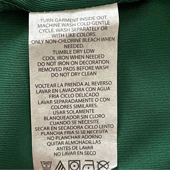 NFL All Sport Couture Green New York Jets Sports First Down Halter Top SZ L NWT - Picture 9 of 11